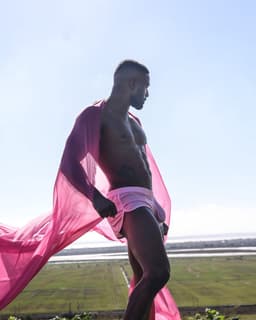 SUKREW Net Shorts Summer Pink - MAAT L — thumbnail 2