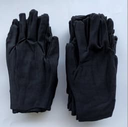 Katoenen handschoenen Zwart L 40stuks/20Paar - Beschermende Handschoenen L Zwart - Gezondheidszorg - Ziekenhuis - Beauty Center, Kapper en Salon Spa Tattoo – Jewelry - eczeem / allergie / handcreme - juweliers / munt handschoen — thumbnail 8