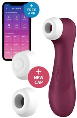Satisfyer, vibrator, drukgolfvibrator, 'Pro 2 Generation 3 Connect App', 16,5 cm, Liquid Air-technologie, incl. extra opzetstuk, 2 apart regelbare motoren, app-gestuurd — thumbnail 18