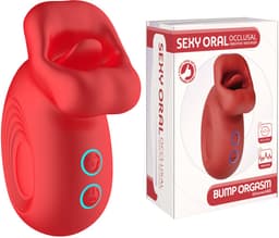 Tongvibrator - Clitoris Zuiger - Vibrator - Bef Vibrator - Clitoris Stimulator - Sex Toys voor vrouwen - 10 standen - Siliconen - Cadeau - Voor haar- Voor hem - Sex speeltje — thumbnail 1