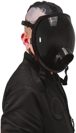 Gasmaster - Zwart MSX Smoke Full Visor Gas Mask — thumbnail 2
