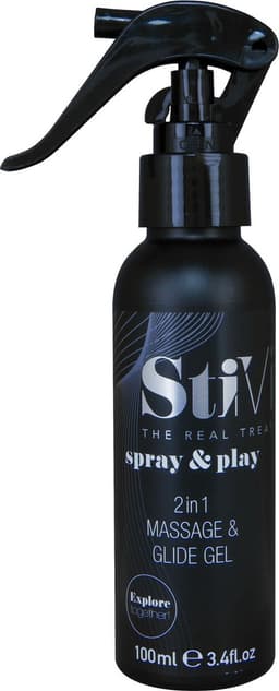 StiVi - Spray&Play 2in1 Massage & Glijmiddel - 100 ml — thumbnail 1