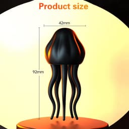 Kwal Eikel Masturbator - Uniek Design - 5 Stimulerende Tentakels - Penis Vibrator — thumbnail 5