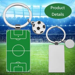 Binnensleutelhanger, mini-voetbalsleutelhanger, cadeau voor Mister voetbal, een leuk cadeau voor mannen en vrouwen, fans souvenir — thumbnail 2