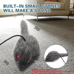Interactief kattenveerspeelgoed, intrekbaar teaser-speelgoed, hangend interactief speelgoed voor binnenkatten, kittens, jachttraining, intellectueel oefenspeelgoed (1 stuk) — thumbnail 2