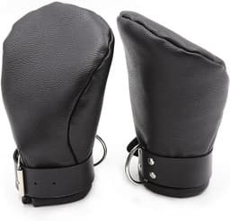 BDSM Bondage Handschoenen - Puppy Play Dog Paws - Verstelbare Bondage Wanten - Zacht Leer - BDSM & SM Accessoire - Voor Koppels, Cosplay & Fetish Play - Volwassenen — thumbnail 5