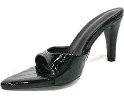 Muilez Met Hoge Naaldhakken 10 Cm Voor Dames - Modern Transparant Design - Effect Van Lange Benen Met Stabiel Comfort