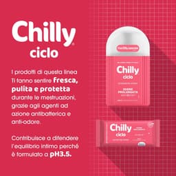 Chilly Cyclusreinigingsdoekjes, 100% biologisch afbreekbaar, ideaal voor onderweg, pH-waarde 3,5, klinisch getest - ShopVlot — thumbnail 4