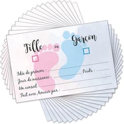 20 Gender Reveal Voorspellingskaarten voor Babyshower - Animatie & Spel — thumbnail 3