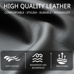 Handschoenen zonder vingers, elegant, punk-handschoenen, PU-leer, vingerloze klinknagels voor Halloween, vrouwen, meisjes, cosplay, prestaties, gothic, zwart, herenaccessoires — thumbnail 5