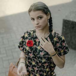 Rose Boho haarclips, stoffen bloem broche spelden voor vrouwen bruiloft feest dansjurk kleding accessoires Valentijnsdag geschenken, beige — thumbnail 4