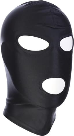 Banoch - Mask/3 hole Black - Spandex Masker - BDSM - Zwart — thumbnail 6
