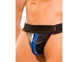 Colt Leather Zip Jock - Blue | maat S