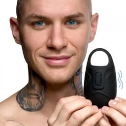 Trinity Vibes - Vibrerende Testikel Massager - Zwart — thumbnail 4