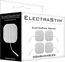 Square Self Adhesive Pads - 4 pack - elektronische stimulatie — thumbnail 3