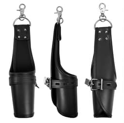 Speciale BDSM hangende handboeien om vast te maken - Leder - Plafond en deur - Arm bondage - Verstelbaar en unisex - Handboeien met sleutel en slot - Zelf te bevestigen - SM — thumbnail 2