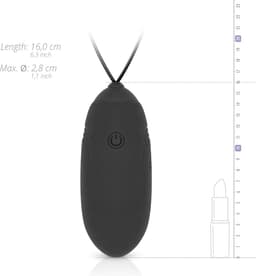 LUV EGG - Oplaadbaar Vibrerend Ei - Vibratie Eitje met Afstandsbediening (draadloos) - Oplaadbaar - Waterproof - Koppeltoy - Seksspeeltje - Sex Toys voor Vrouwen - Zwart — thumbnail 10