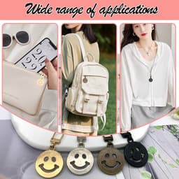 Dailygoods- Ritssluitingtrekker Afneembaar - Set van 8 - Smiley-gezicht - Duurzaam - Kledingaccessoires - Kleurrijk ontwerp - Ritsschuiver — thumbnail 5