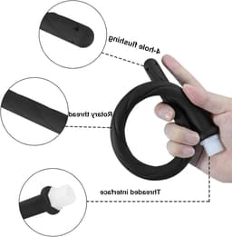 Flexibele Douche- en Enema Set met 4 Openingen, Comfortabele Siliconen Nozzle en 150 cm Slang voor Mannen en Vrouwen, Ideaal voor Hygiëne en Ontspanning — thumbnail 2