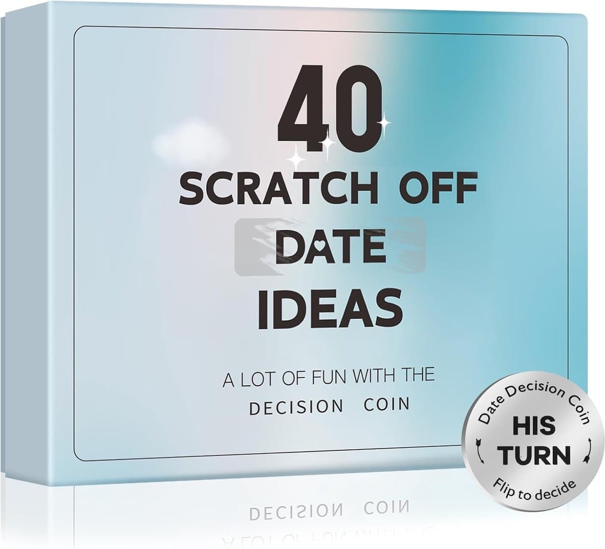 Date Ideeën Kaarten - Relatie Spel - Samen Ontdekken - 40 Kraskaarten - 2 Personen - Blauw — afbeelding 1