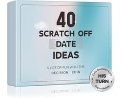 Date Ideeën Kaarten - Relatie Spel - Samen Ontdekken - 40 Kraskaarten - 2 Personen - Blauw