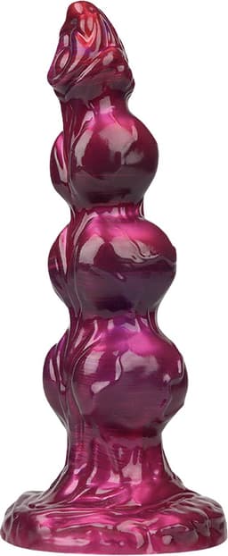 Power Monsters - Primal Beastlord - Monster Dildo - 26 cm - Rood/Roze — thumbnail 6