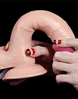 LoveToy - Squirt Extreme Dildo 23 cm - Nude — thumbnail 5