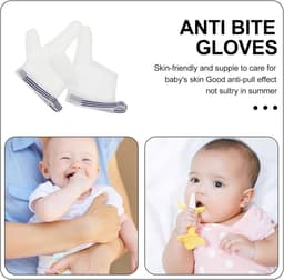 Anti Duimzuig Handschoen Baby - Duim Zuigen Stoppen & Krabben Voorkomen - Ademend — thumbnail 5
