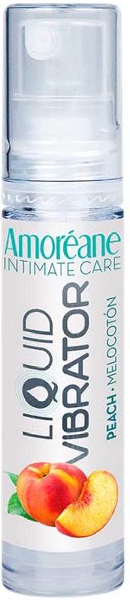 AMOREANE - Liquid Vibrator Waterbase Peach 10 Ml | Best Orgasm Experience | Lubricant | For Couples | Vibrating Lubricant — thumbnail 4