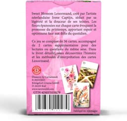 Lenormand Kaarten - Divinatie Kaartspel - Voorspellen Toekomst - 38 Kaarten + Extra - 6.2 x 9.2 cm - Roze — thumbnail 3