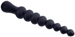 NMC 8.5 inch geribbeld siliconen Anal bal Beads Anale kralen - Zwart - 24.2 cm — thumbnail 3