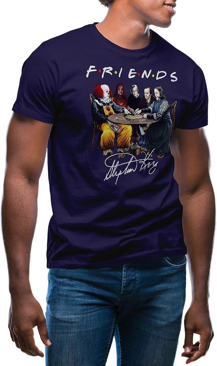 Horror Film Fans T-Shirt Geïnspireerd door Stephen King Anime Stijl — afbeelding 1
