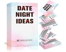 Date Night Ideeën - Koppel Spelletjes - Relatie Verdiepen - Kraskaarten - 123 x 88 cm - Multicolor