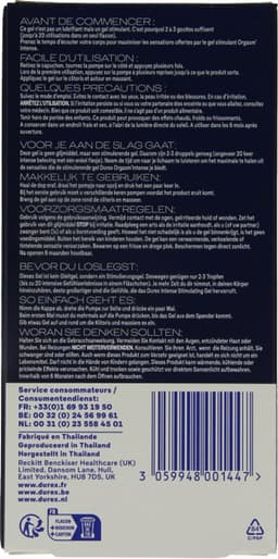 Durex - Intens Orgasme Gel - 10 ml - Stimulerende Gel, versterkt orgasme — thumbnail 8