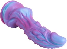 Banoch | Dildo fantasy Dragon | blauw / paars | siliconen met zuignap | Monster creature — thumbnail 13