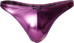 Cut4Men - Klassieke Herenstring - Metallic Roze M — thumbnail 4