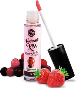 Secret Play Vibrant Kiss - Stimulerend Middel - Lip Gloss - Vibrerend Effect - Aardbei Smaak - 6gr — thumbnail 5