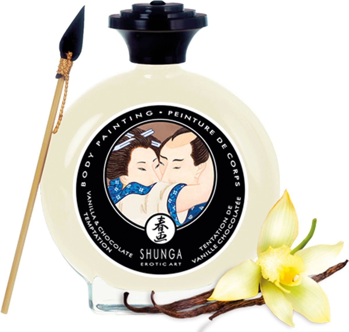 Shunga - Eetbare Bodypaint - Vanilla Chocolate Temptation — afbeelding 1
