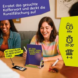 Partyspel Tekenspel - Gezelschapsspel Raadspel - Creatief Spelen - Met Saboteur Element - 4-6 Spelers - Meerdere Kleuren — thumbnail 5