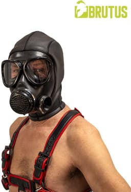 BRUTUS Neoprene Army Gas Mask Hood - Snug fit - Dark aesthetic — thumbnail 6