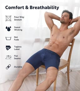 Heren Ondergoed van Bamboe - Ademend, Zacht en Comfortabel - Boxershorts en Slips — thumbnail 5