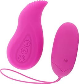 Moressa Edgar Premium - Vibrator - voor Clitoris of Vagina - 12 Vibraties - Afstandsbediening - USB Herlaadbaar - Roze — thumbnail 1