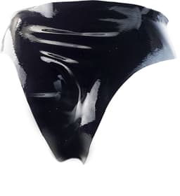 BamBella® - 100% LATEX string heren - Maat S/M -BDSM SM sexy glans ondergoed Zwart voor mannen — thumbnail 2