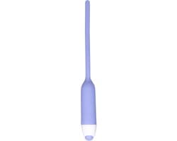 You2toys - Siliconen Dilator met Vibratie - Blauw