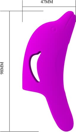 Pretty Love - Delphini - Vinger Vibrator - Roze - Siliconen - USB Oplaadbaar - 10 standen — thumbnail 4