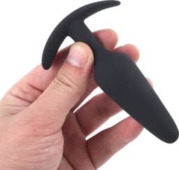 Banoch | Buttplug set siliconen beginner ergo - zwart - 3 delig — thumbnail 8