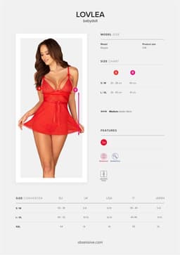 Obsessive - Lovlea Babydoll S/M — thumbnail 12