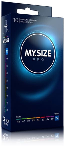 My.Size Pro Condooms - 72 mm 10 stuks — thumbnail 3