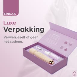 Sinsaa Vibrators voor Vrouwen - Clitoris Stimulator - Clitoris Vibrator - Sex Toys voor Vrouwen - Sexspeeltjes voor Koppels - Magic Wand Vibrator - Fluisterstil - Waterdicht - Incl. Cleaning Spray - Giftset - Beige — thumbnail 7