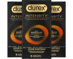 Durex Condooms Intensity 5st - 3 Stuks - Voordeelverpakking